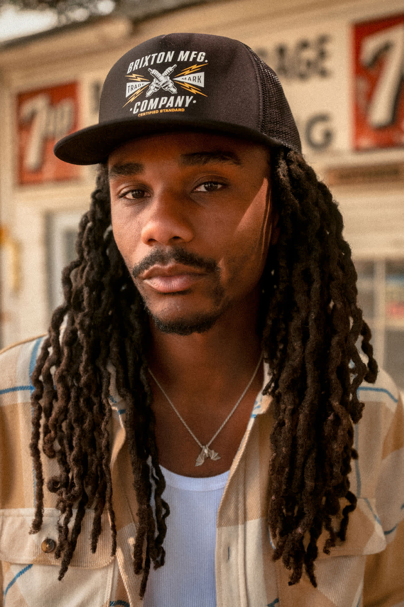 brixton-danton-netplus-trucker-cap-black-black-mesh image 2