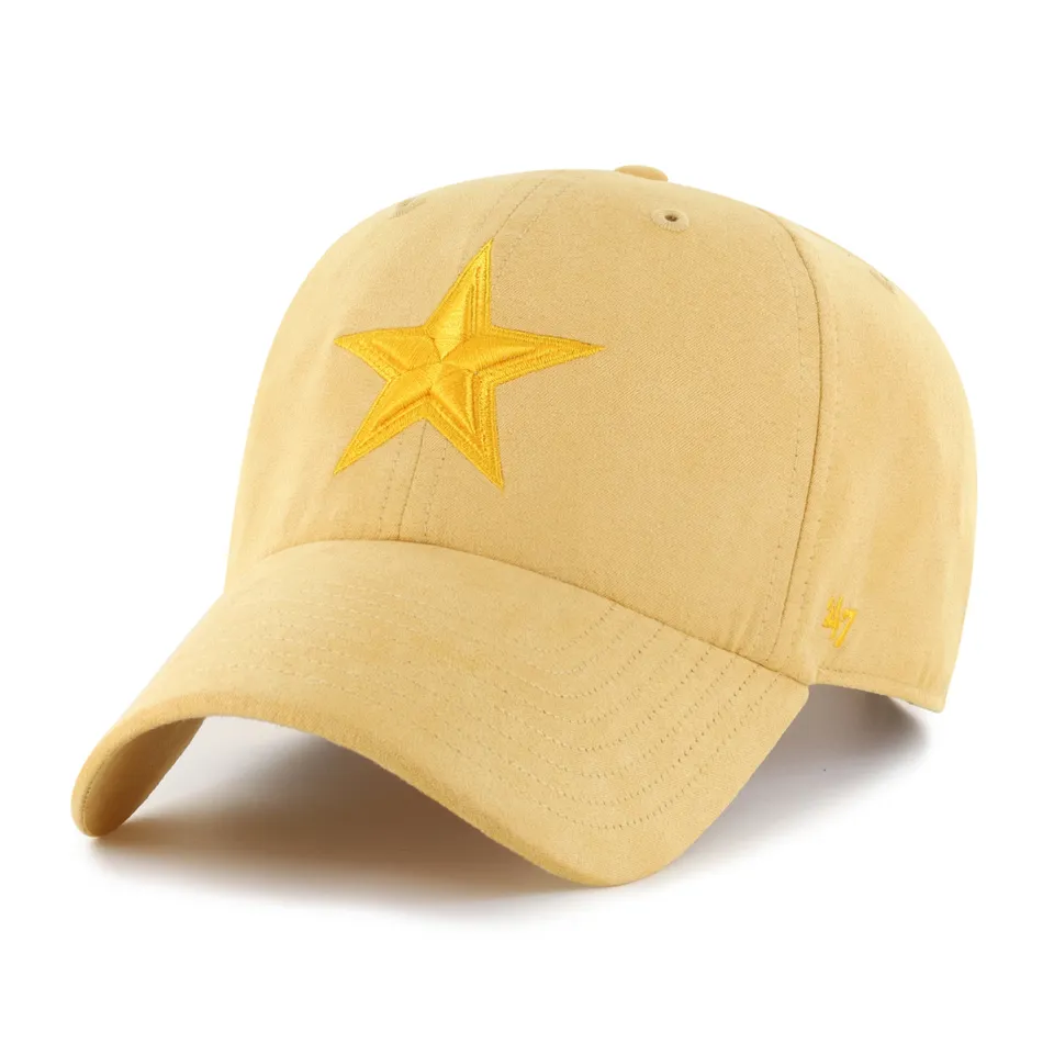 47-clean-up-dallas-cowboys-cap-gold-suede-verstellbar image 1