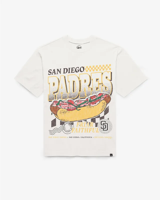 47-brand-san-diego-padres-on-the-grill-t-shirt-sandstone image 1