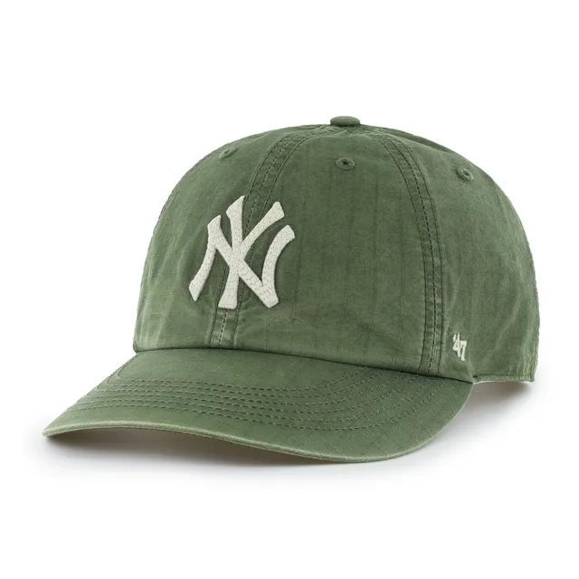 47-clean-up-round-visor-new-york-yankees-cap-sandalwood image 1