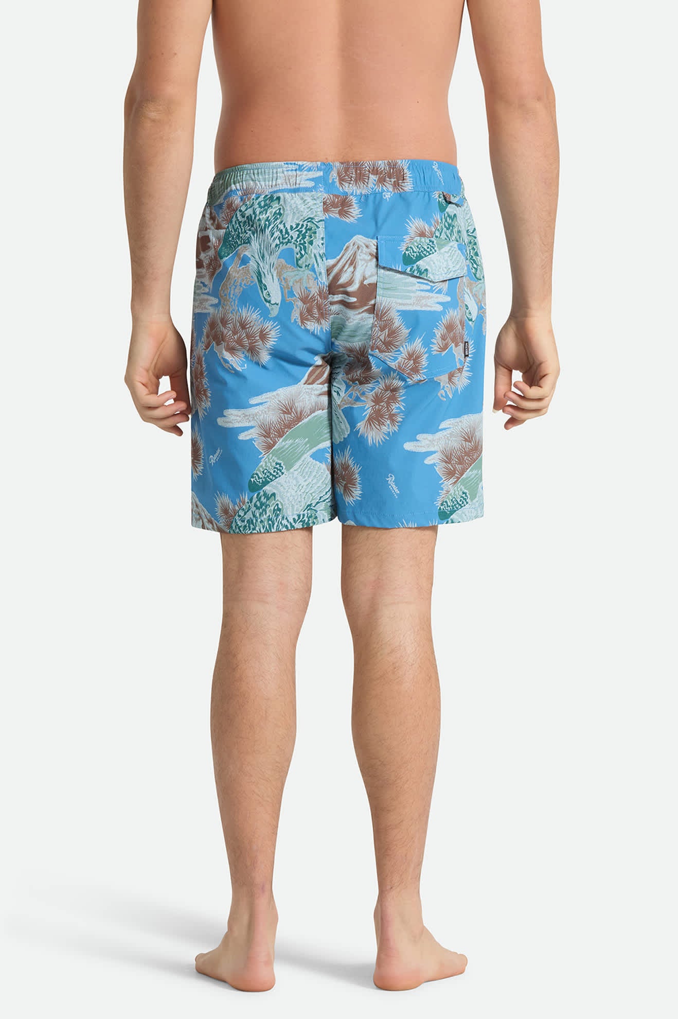 brixton-everyday-stretch-hybrid-short-7-shorts-blau-herren image 4