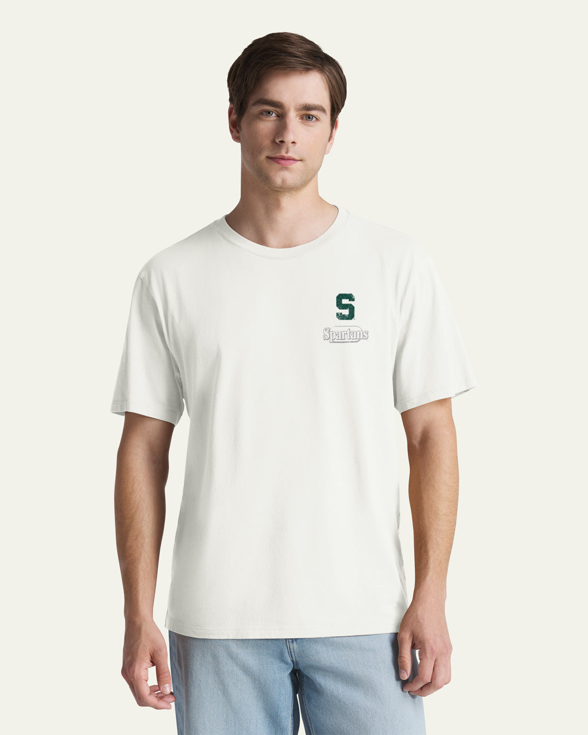 47-foundation-michigan-state-spartans-t-shirt-sandstone-baumwolle image 2