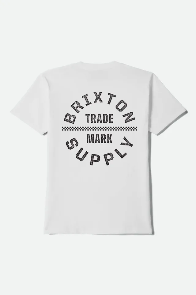 brixton-oath-v-t-shirt-wei-schwarz-grafik image 1