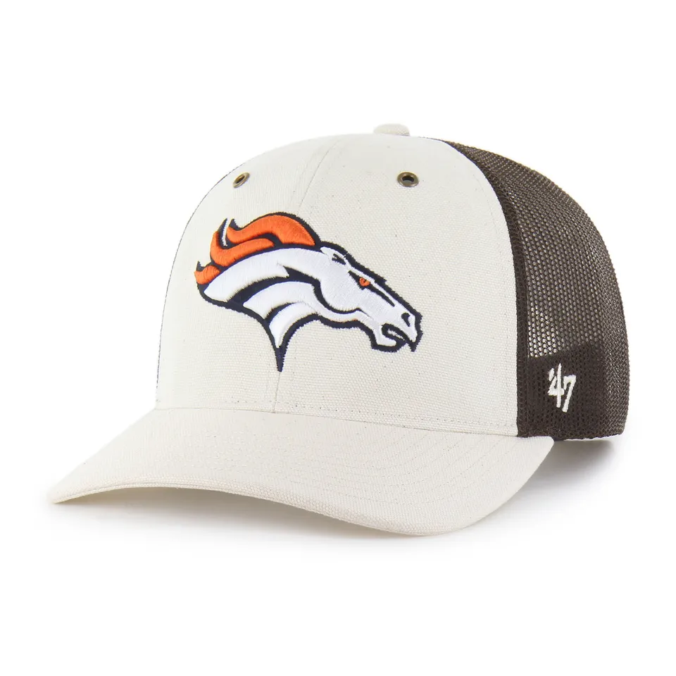 47-brand-denver-broncos-carhartt-trucker-cap-natural-snapback image 1
