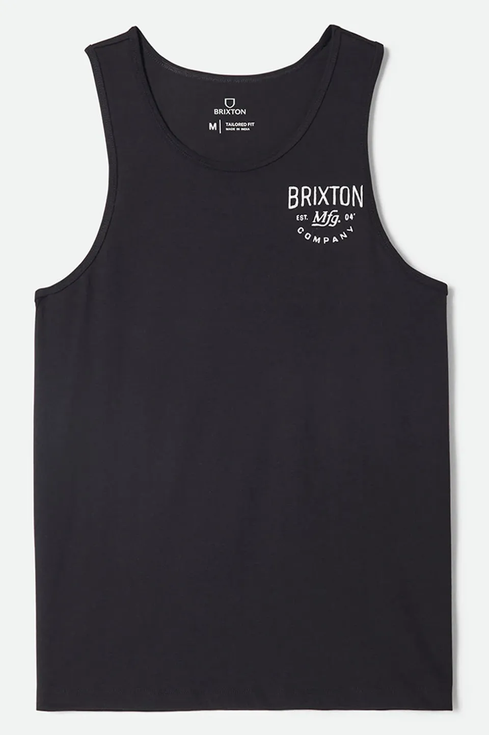 brixton-fremont-tank-top-black-baumwolle-mfg-print image 1