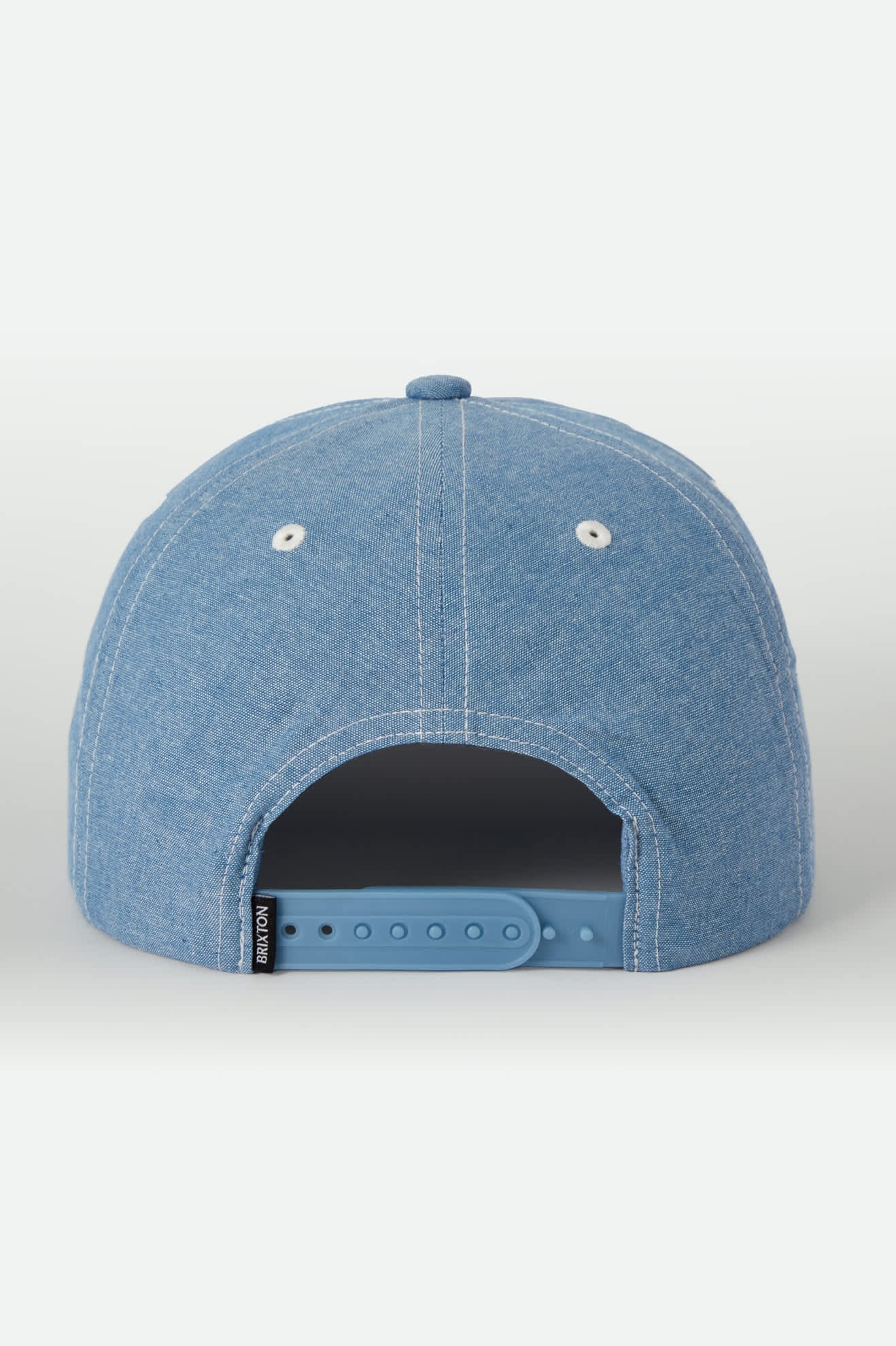 brixton-ford-service-dept-snapback-cap-blue-chambray-baumwolle image 8