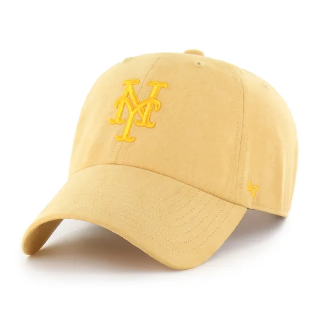 47-brand-clean-up-new-york-mets-cap-gold-suede image 1
