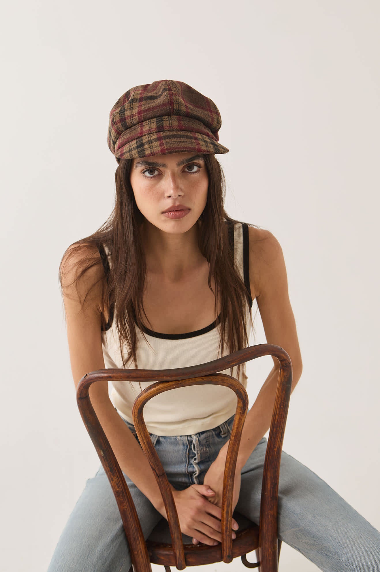 brixton-bailey-cap-sand-red-brown-baumwolle-m-l image 2