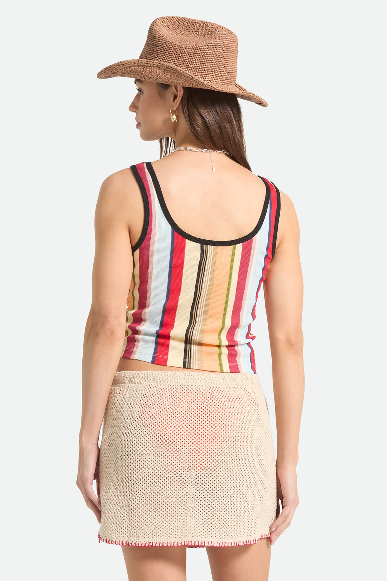 brixton-ringer-organic-a-tank-peach-cobbler-multi-stripe image 3
