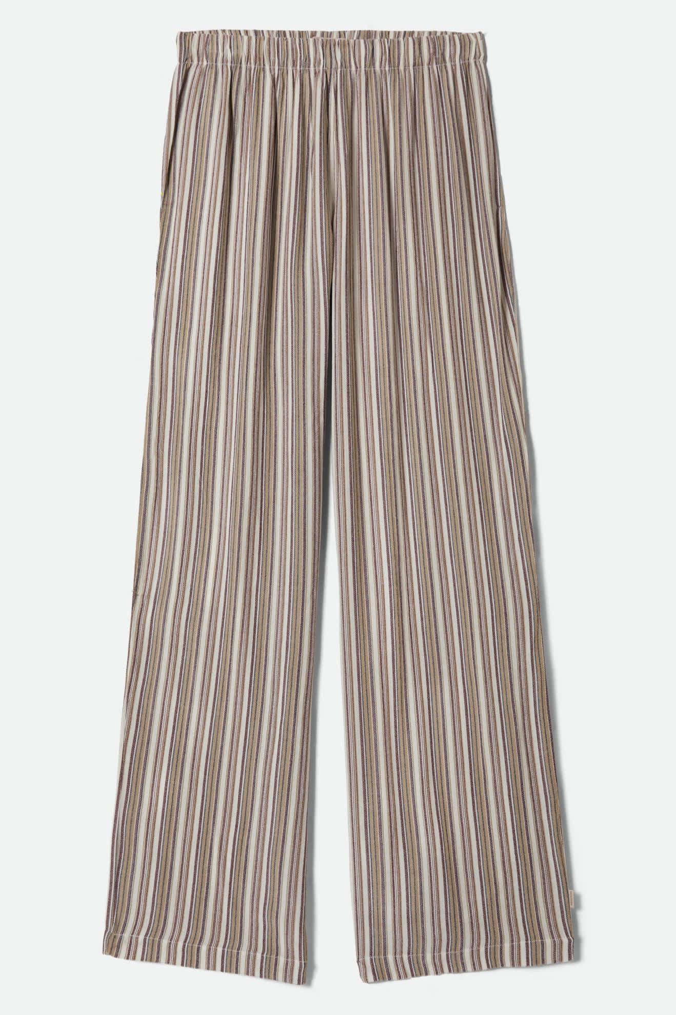 brixton-alley-lounge-pant-worn-in-robust-red-stripe-viskose image 2