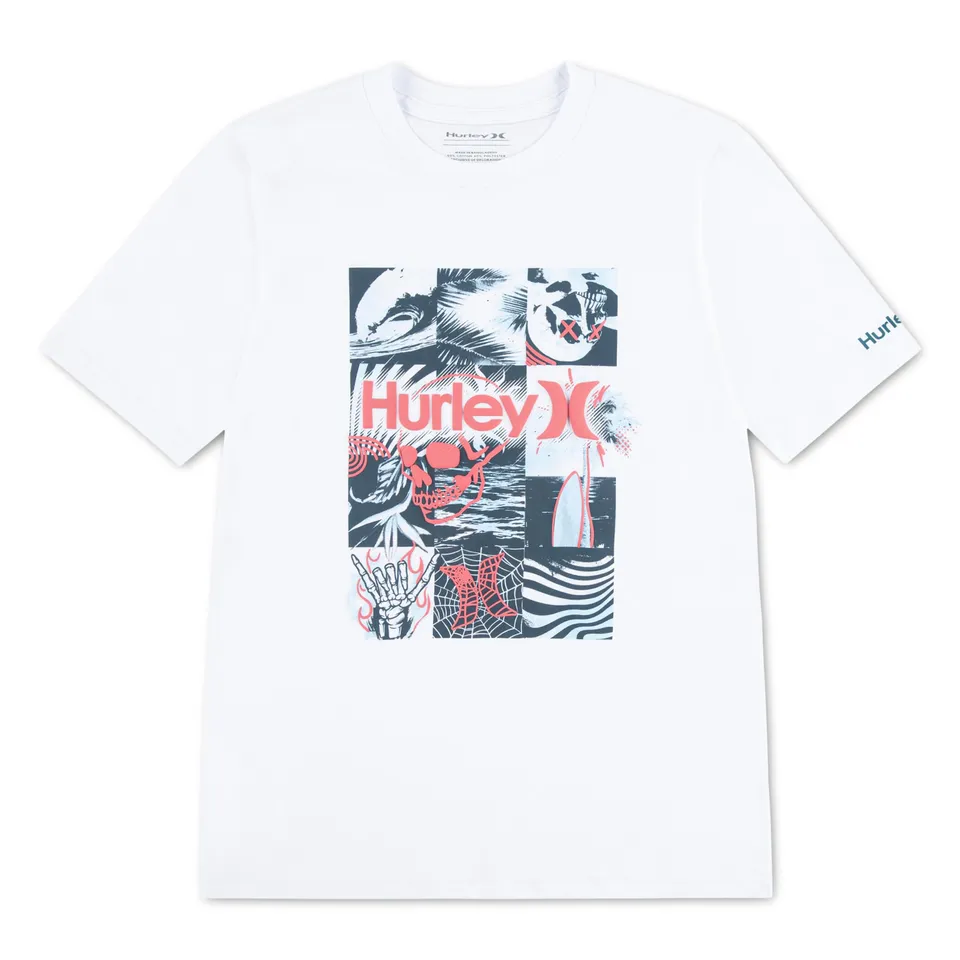 hurley-89075-grafik-t-shirt-f-r-jungen-8-10-jahre-kurzarm image 1