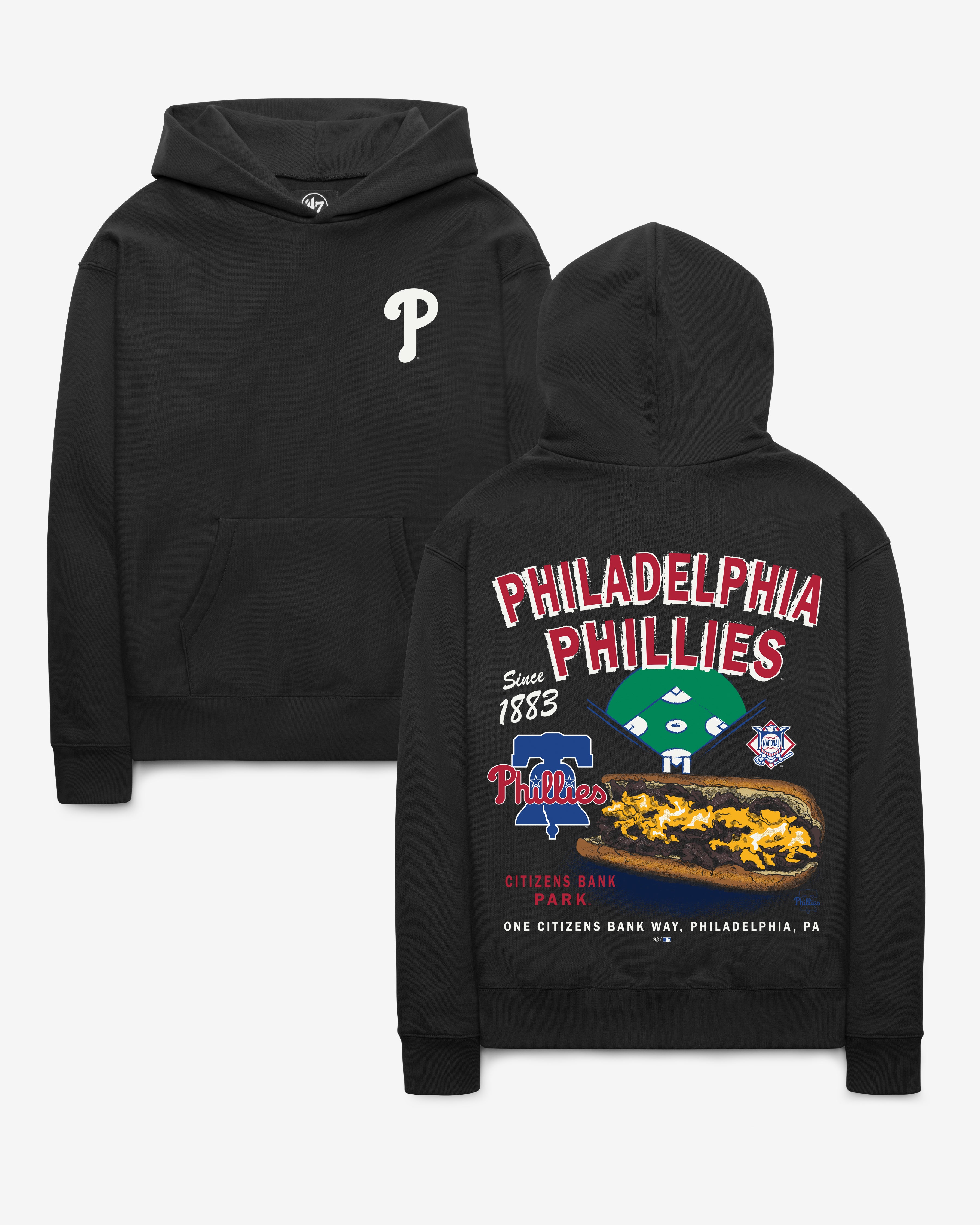 47-brand-foundation-philadelphia-phillies-stadium-eats-hoodie-schwarz image 1