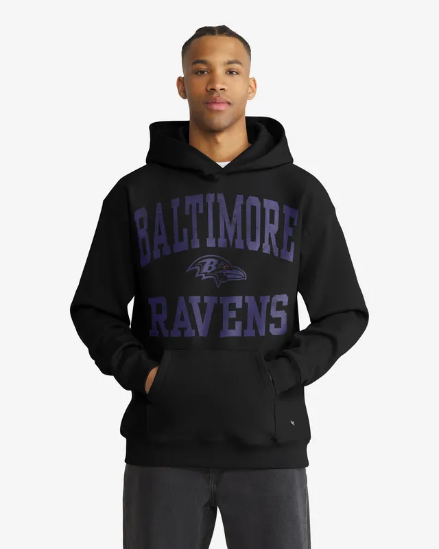 47-brand-ravens-campus-stack-hoodie-schwarz-herren image 1
