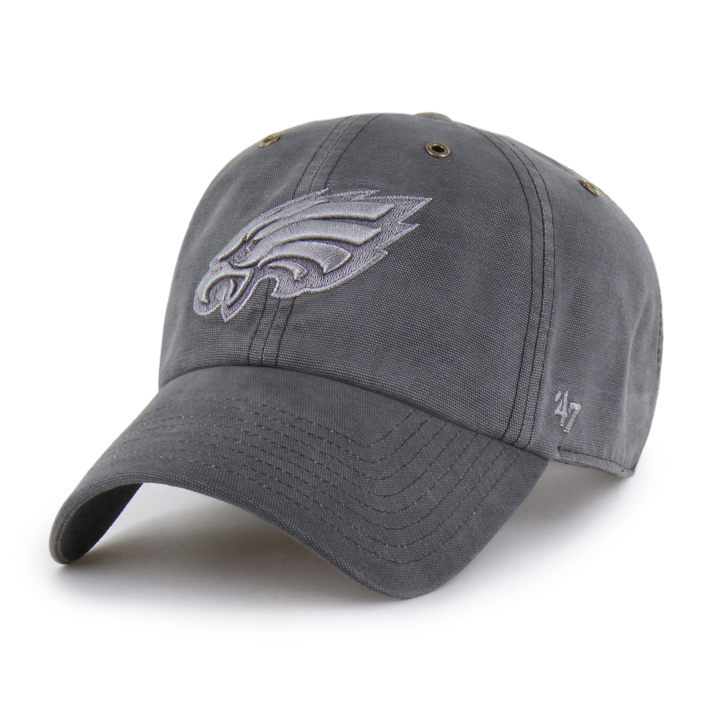 47-brand-clean-up-philadelphia-eagles-cap-schwarz-osf-canvas image 4