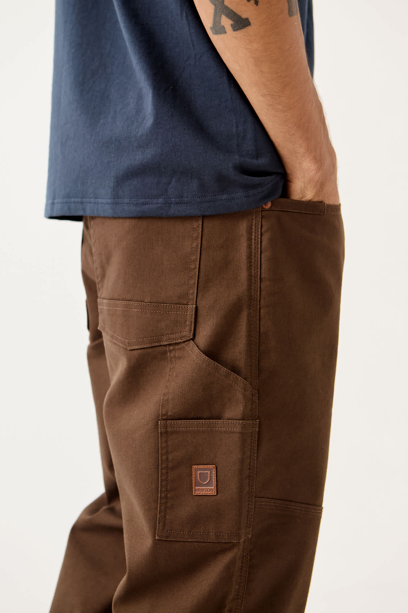 brixton-builders-carpenter-pant-walnut-brown-stretch image 5