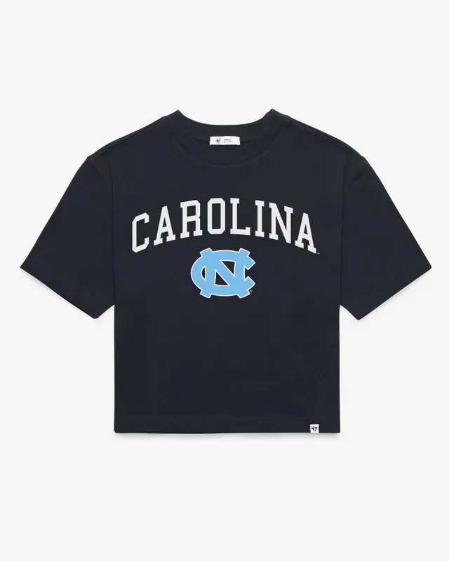 47-brand-north-carolina-damen-t-shirt-navy-cropped-baumwolle image 1