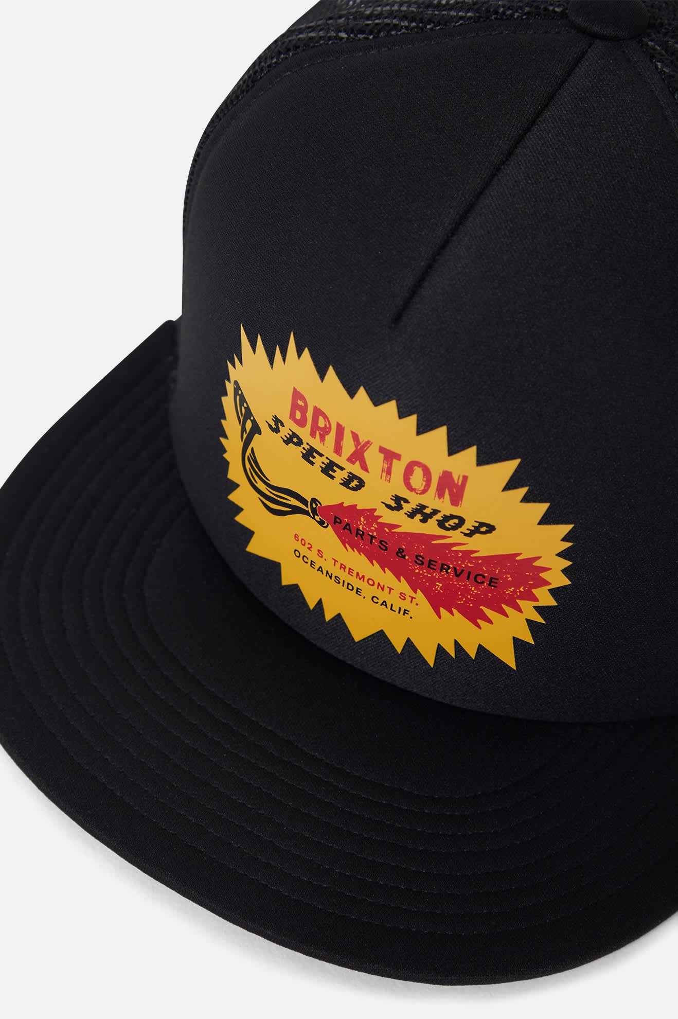 brixton-mavis-netplus-trucker-cap-black-black-mesh image 3