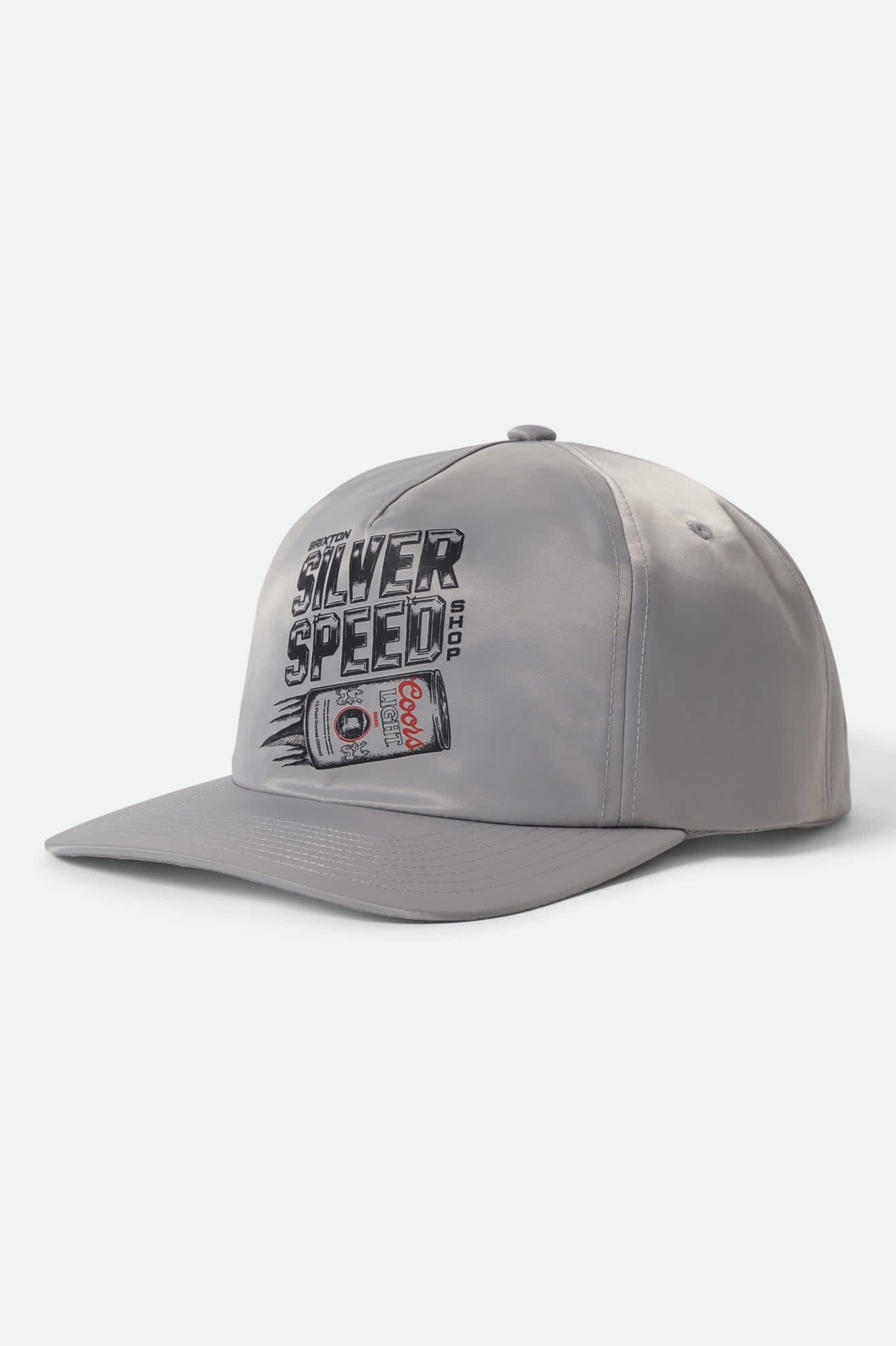 brixton-coors-light-silver-speed-snapback-silber image 1