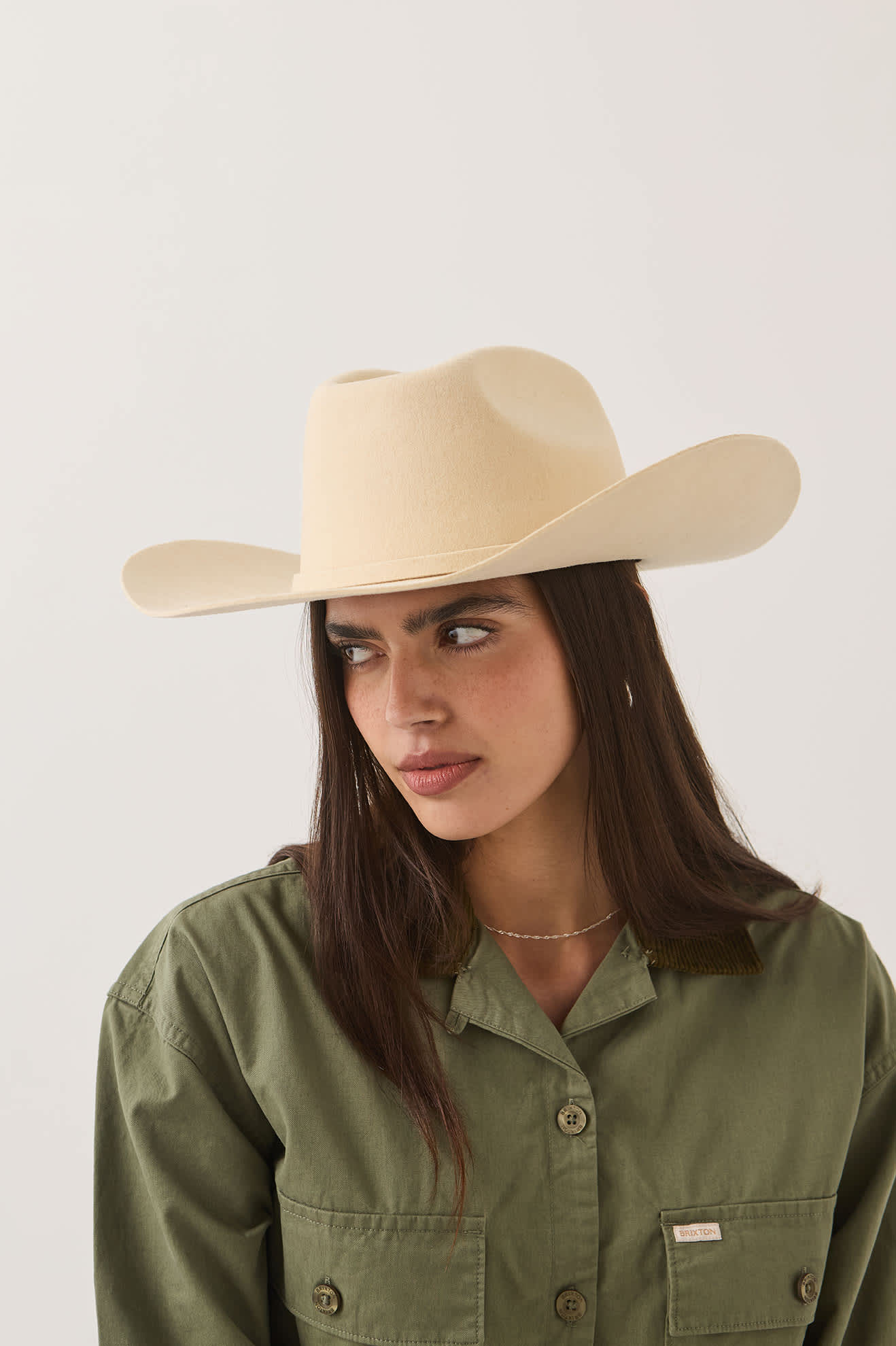 brixton-prescott-cowboy-hut-wax-paper-wollfilz image 8