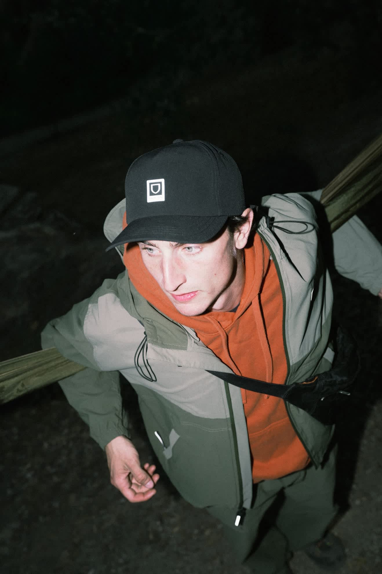 brixton-journey-zip-jacke-dark-olive-nylon-ripstop image 7