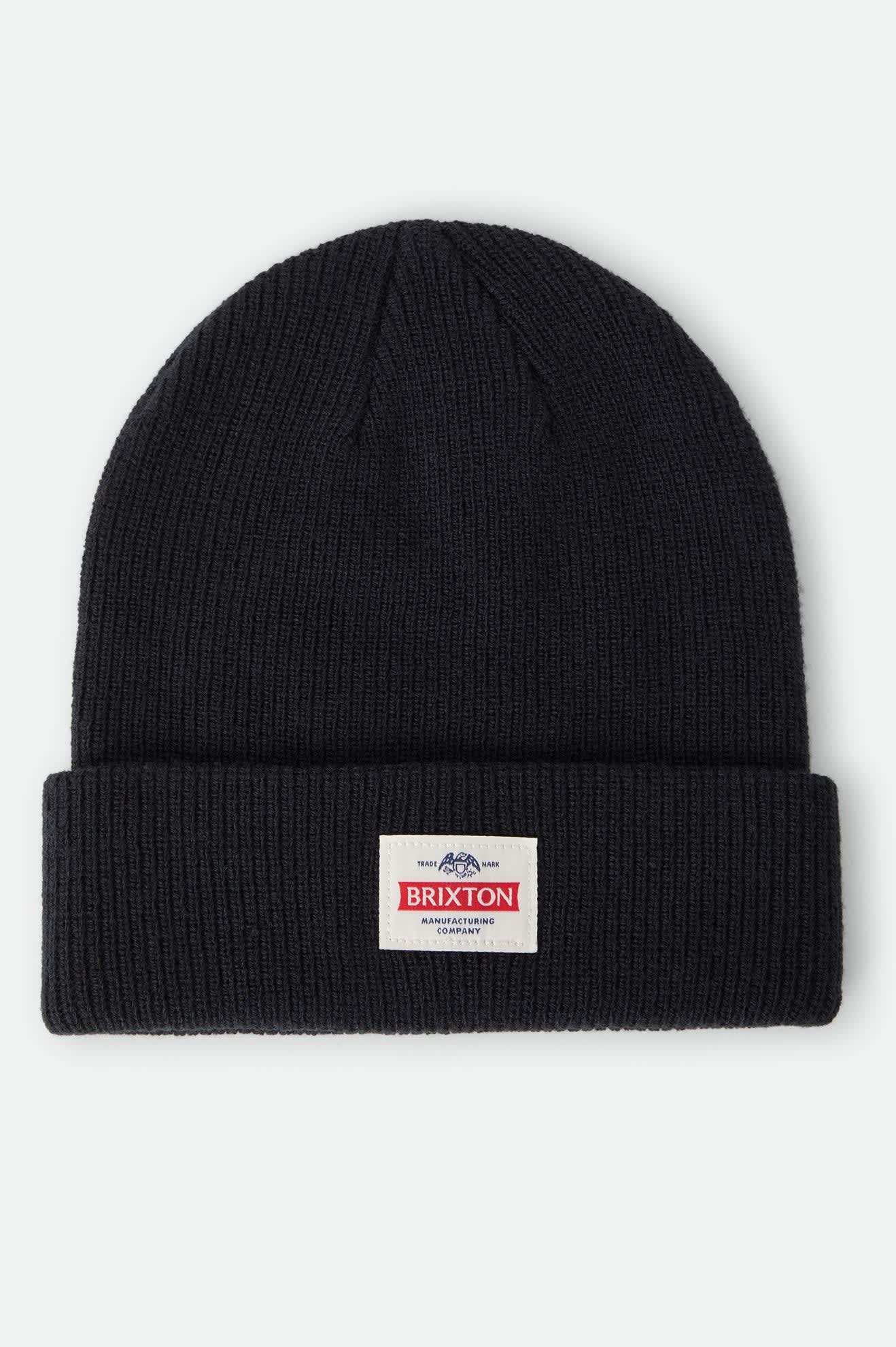 brixton-trademark-beanie-m-tze-schwarz-recycling image 1