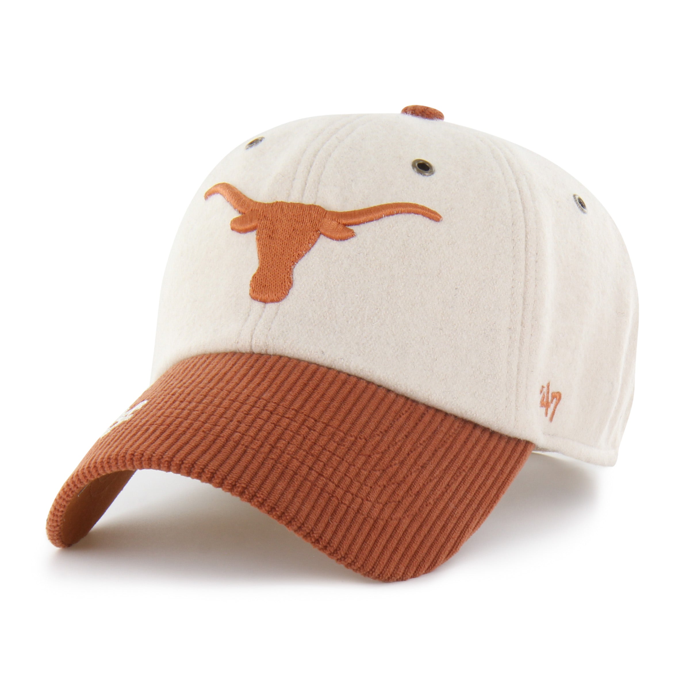 47-brand-texas-rope-script-two-tone-clean-up-cap-damen-natural image 3