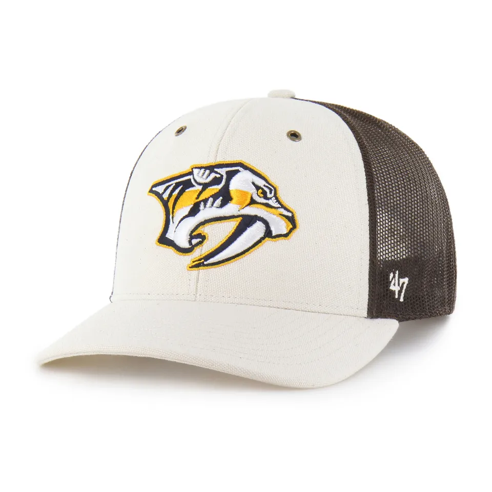 47-carhartt-undyed-trucker-cap-nashville-predators-natural image 1