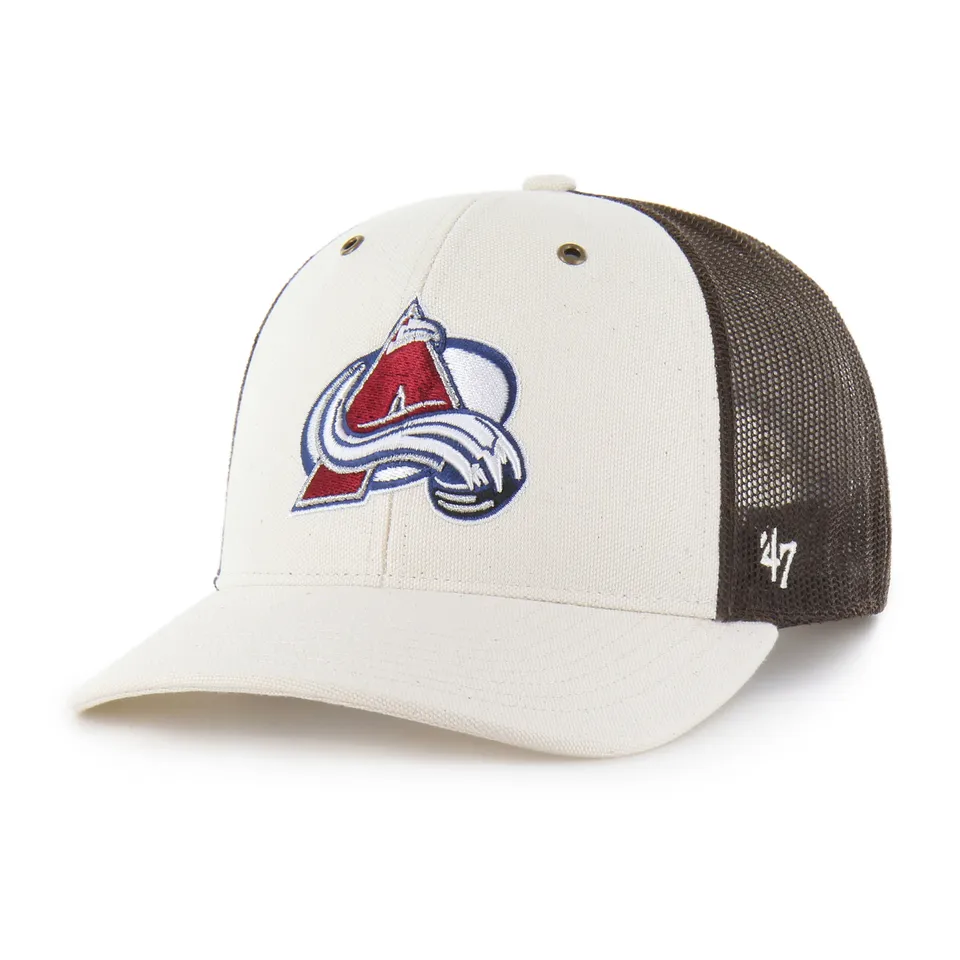 47-brand-avalanche-carhartt-undyed-trucker-cap-natural image 1