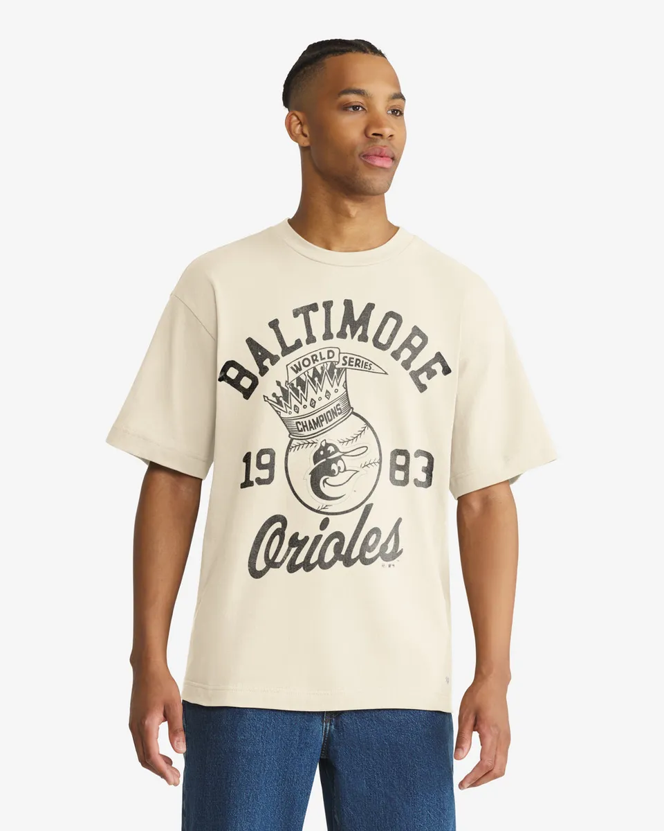 47-foundation-tee-orioles-t-shirt-creme-herren-print image 1